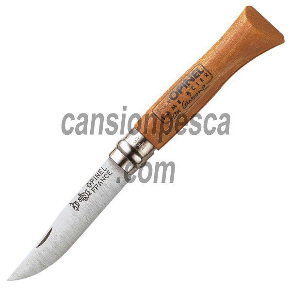 cuchillo opinel nº6 vrn acero carbono - cuchillo opinel n6 vrn acero carbono