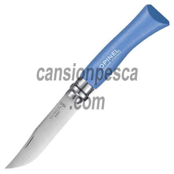 cuchillo opinel nº7 vri - cuchillo opinel n7 vri azul