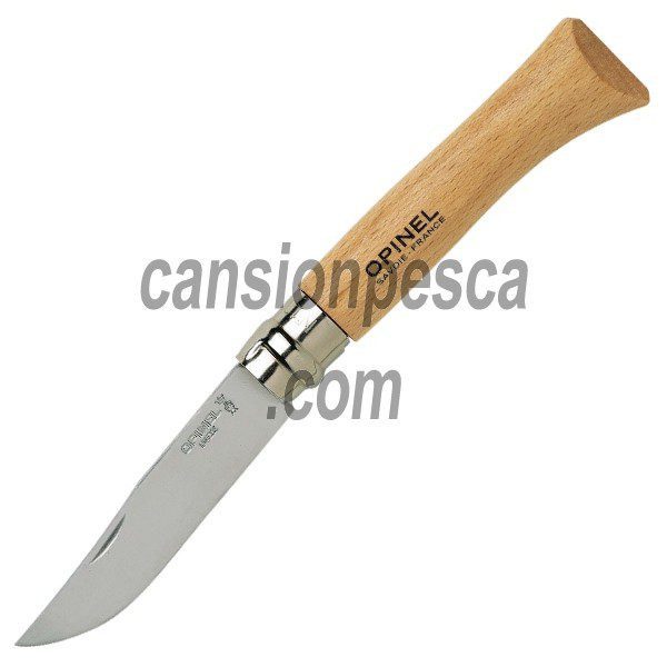 cuchillo opinel nº10 vri acero inoxidable - cuchillo opinel nº10 vri acero