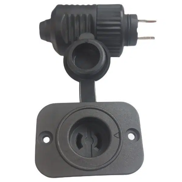 Alternative view of enchufe marinco connectpro trolling motor & receptacle