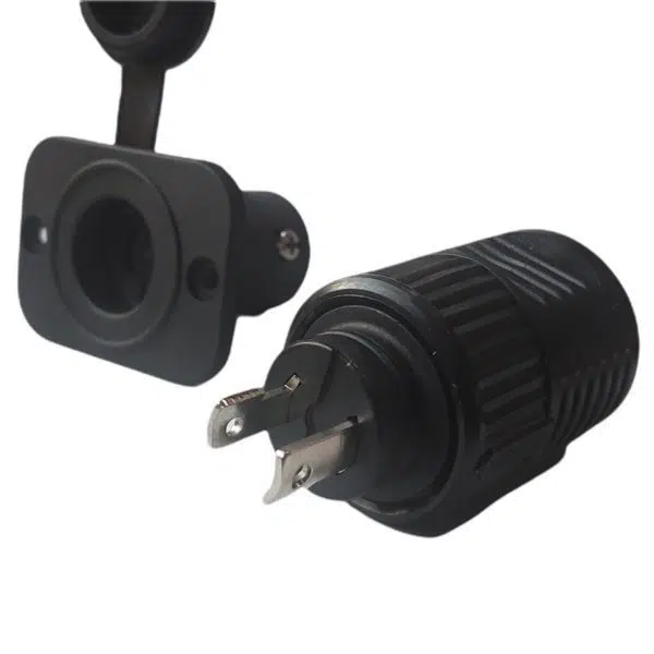 enchufe marinco connectpro trolling motor & receptacle