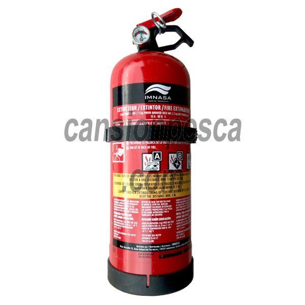 EXTINTOR HOMOLOGADO MARINA ABC 2 KG - Suministros Navales Del Sureste.  Equipos de seguridad marítima