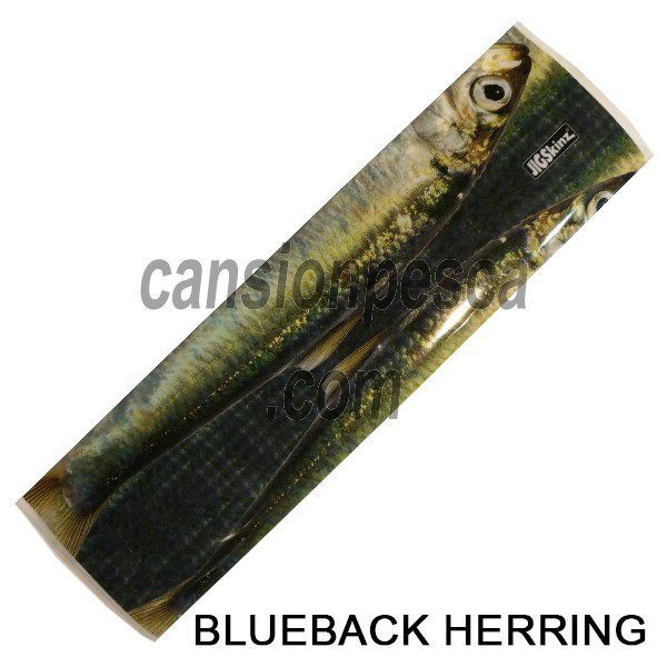 funda restringente para cebos artificiales jigskinz - funda restringente jigskinz blueback herring