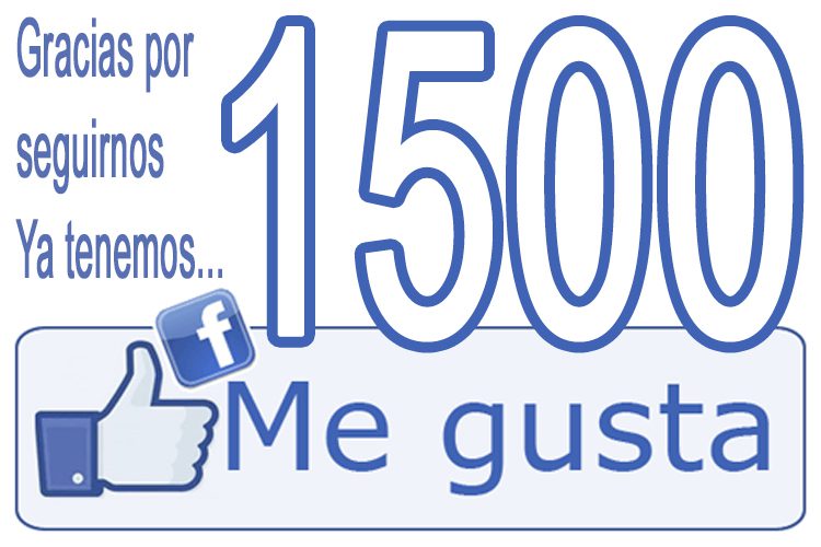 Gracias por seguirnos, ya tenemos 1500 me gusta en Facebook - gracias por seguirnos ya tenemos 1500 me gusta en facebook