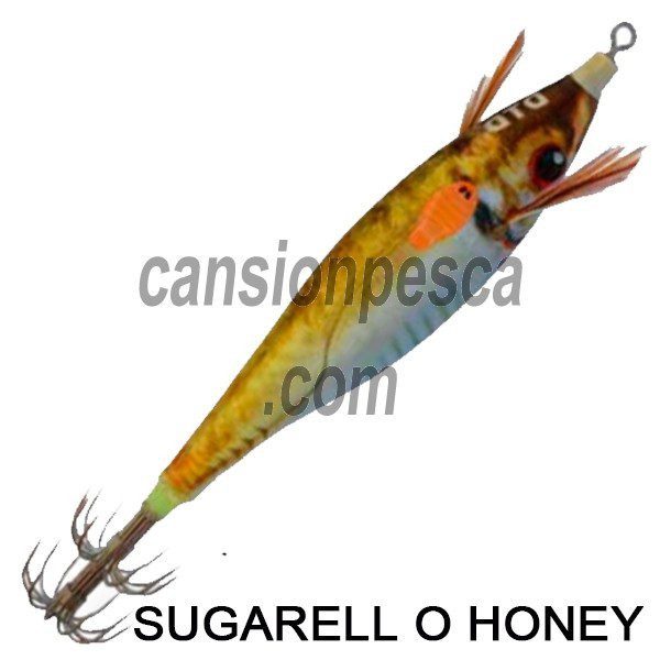 jibionera dtd real fish bukva 5.5cm - jibionera dtd real fish sugarell o honey