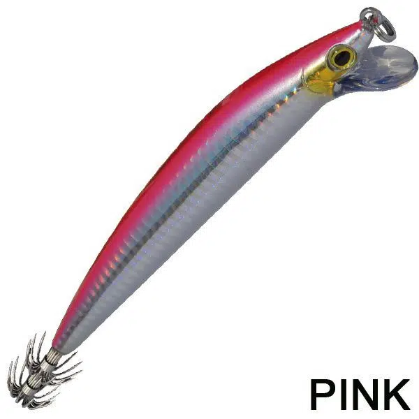 jibionera con babero dtd gira calamari 13cm - jibionera dtd trolling gira calamari pink jibionera con babero dtd gira calamari 13cm - jibionera dtd trolling gira calamari pink
