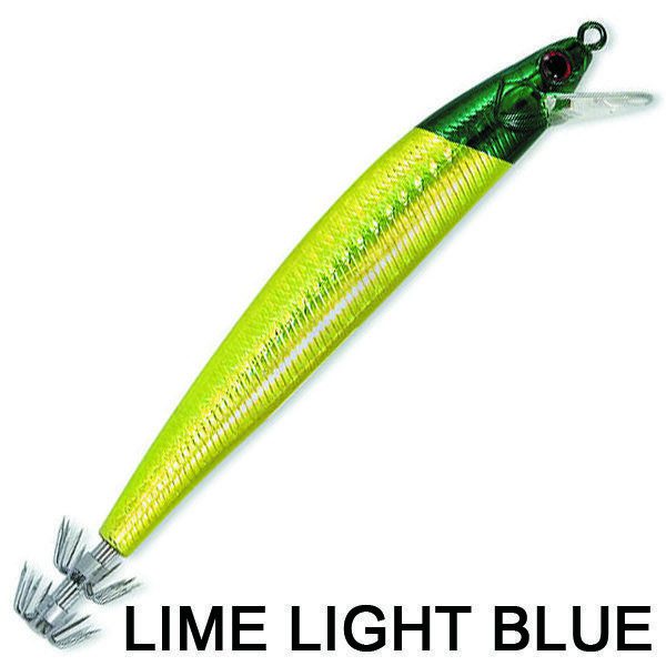 jibionera nomura ika calamari 12cm - jibionera nomura ⁮ika calamari lime light blue 12cm