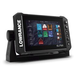 gps plotter sonda lowrance elite fs7 con transductor HDI-02