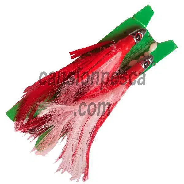 metralleta 2 plumas blanco-rojo - metralleta 2 plumas blanco y roja metralleta 2 plumas blanco-rojo