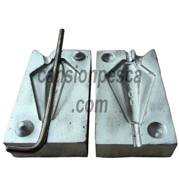 molde de plomo casting ala inline 100gr - molde de plomo casting ala 100 gr molde de plomo casting ala inline 100gr