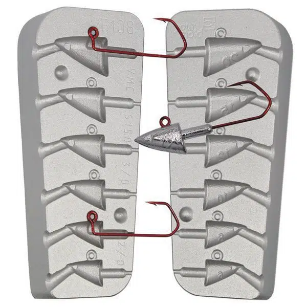 molde de plomo jig shad 6/8/10/12/15/20gr nº108 b3/0 - molde de plomo jig shad 6 8 10 12 15 20gr molde de plomo jig shad 6 8 10 12 15 20 gr