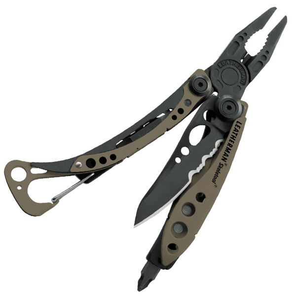 Kit De Multiherramienta Con Accesorios Leatherman Skeletool Color Tan