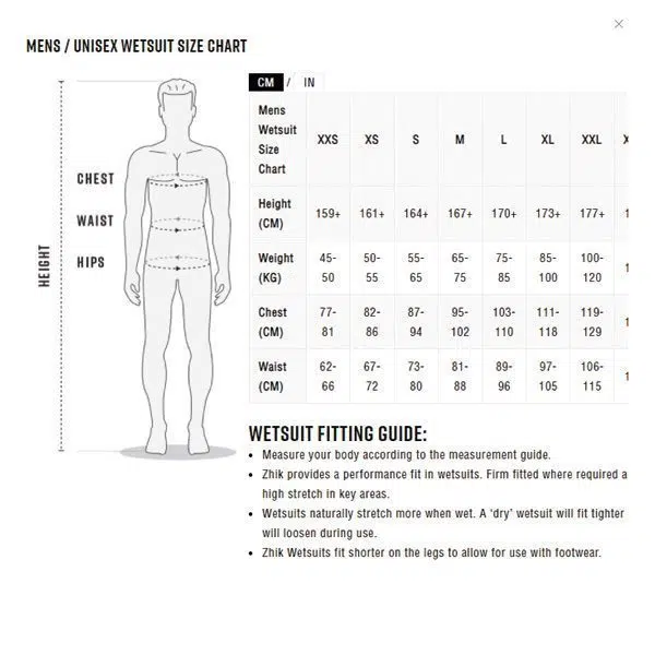 traje neopreno zhik hombre superwarm v skiff - Imagen 4