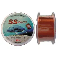 Ligne De Pêche AKAMI SS Line Super Strong Surf 0,20 Mm 300 M Rouge - Résistance 5,20 Kg