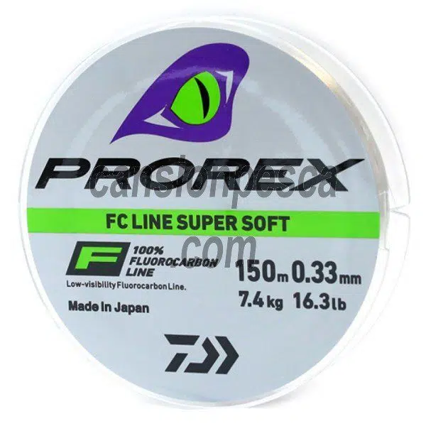 Fluorocarbon Daiwa Prorex Line Super Soft 150m