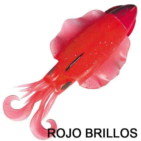 pez sepia jlc - pez calamar xoco jlc rojo brillos pez-calamar-xoco-jlc-rojo-brillos