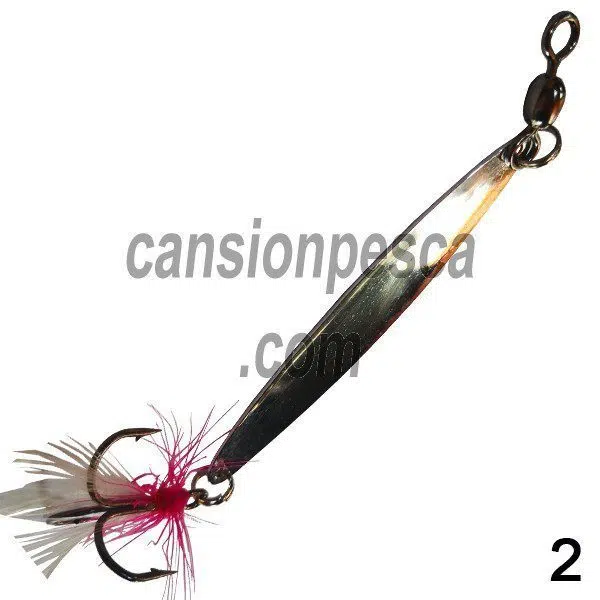 pez cucharilla cansion con pluma
