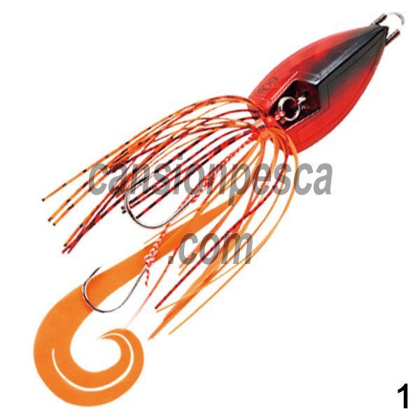 pez inchiku hayabusa jack eye kick rubber 80gr - pez jig hayabusa jack eye kick rubber 1