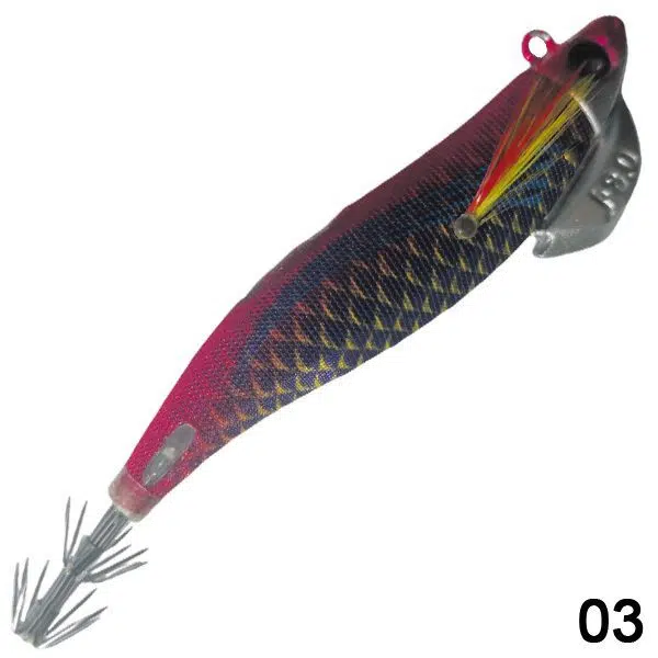 Alternative view of jibionera seika squid jig tip run 92mm