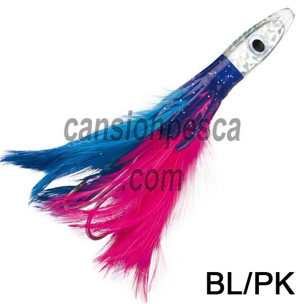 pez pluma williamson lures albacore feather 16.5cm montado - pez pluma williamson albacore feather bl pk