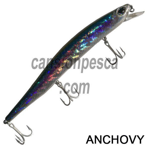 pez rigido cinnetic crafty minnow 150f - pez rigido cinnetic crafty minnow 150f anchovy