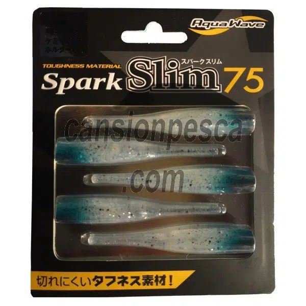 pez vinilo aqua wave spark slim 75