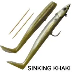 pez vinilo savage gear sandeel v2 15.5cm - pez vinilo savage gear sandeel v2 sinking khaki pez-vinilo-savage-gear-sandeel-v2-sinking-khaki
