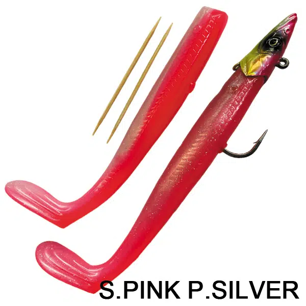 pez vinilo savage gear sandeel v2 15.5cm - pez vinilo savage gear sandeel v2 sinking pink pearl silver pez-vinilo-savage-gear-sandeel-v2-sinking-pink-pearl-silver