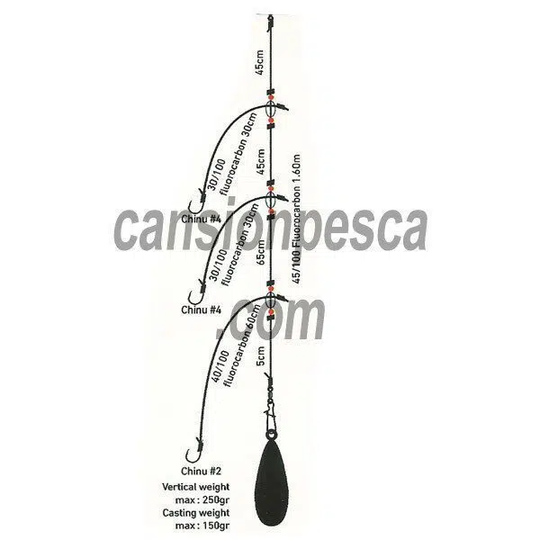Alternative view of pie daiwa competition boat d'rig light