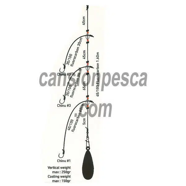 Alternative view of pie daiwa competition boat d'rig medium