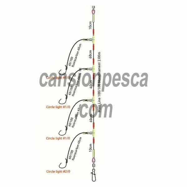 Alternative view of pie daiwa tanacom boat d'rig medium