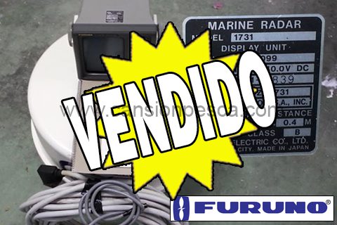 Radar furuno 1731 con antena y cable de segunda mano - radar furuno 1731 con antena y cable de segunda mano vendido