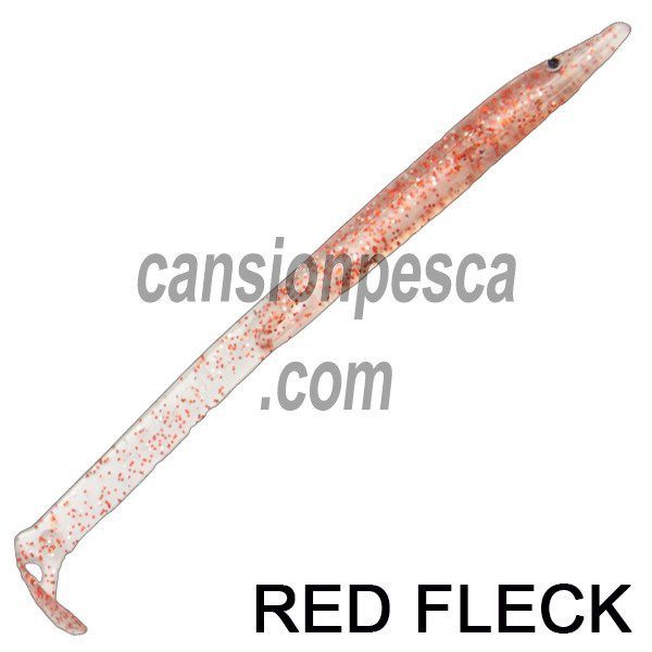 pez vinilo red gill original flasher 7cm - red gil red fleck