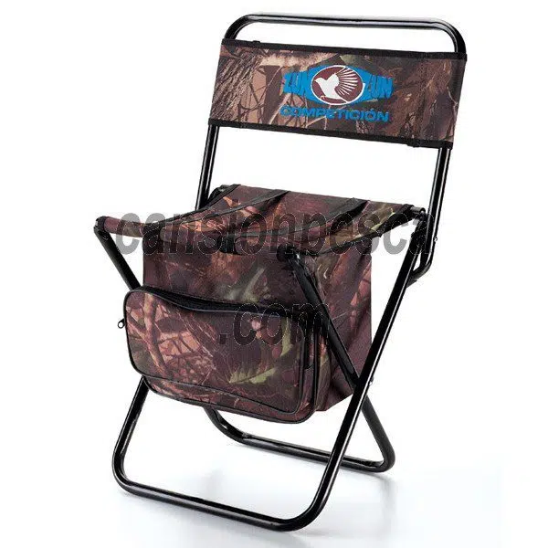 silla zun zun con bolsa camuflaje