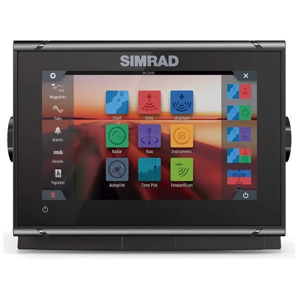 gps plotter sonda simrad GO 7 XSR con transductor HDI