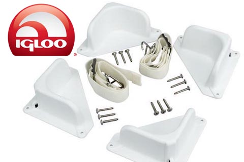 SOPORTE NEVERA IGLOO MARINE COOLER MOUNTING KIT - soporte nevera igloo marine cooler mounting kit