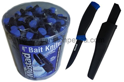 Super oferta cuchillo mustad teflon coated bait knife 4" - super oferta cuchillo mustad teflon coated bait knife 4