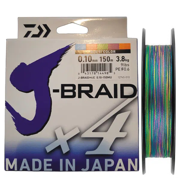 trenzado daiwa j-braid x4 multicolor 150m - trenzado daiwa j braid x4 multicolor 150m trenzado-daiwa-j-braid-x4-multicolor-150m