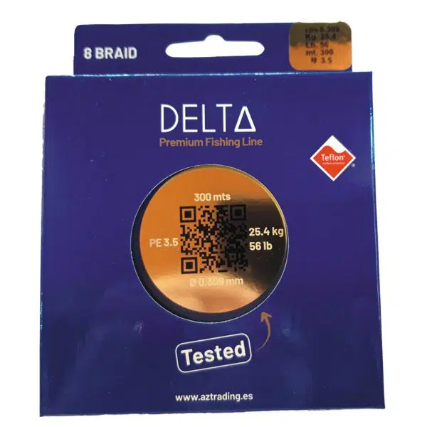 trenzado delta teflon 8 braid red 300m - trenzado delta teflon 8 braid red 01 trenzado-delta-teflon-8-braid-red-01
