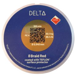 trenzado delta teflon 8 braid red 300m - trenzado delta teflon 8 braid red 04 trenzado-delta-teflon-8-braid-red-04