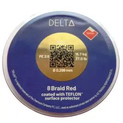 trenzado delta teflon 8 braid red 300m - trenzado delta teflon 8 braid red 06 trenzado-delta-teflon-8-braid-red-06