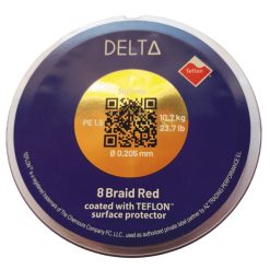 trenzado delta teflon 8 braid red 300m - trenzado delta teflon 8 braid red 08 trenzado-delta-teflon-8-braid-red-08